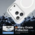 thumbnail image 2 of BENTOBEN Case for iPhone 17 Pro Max 6.9" Compatible with Mag-Safe Metal Frame Slim Tpu Pc Matte Shockproof White, 2 of 9