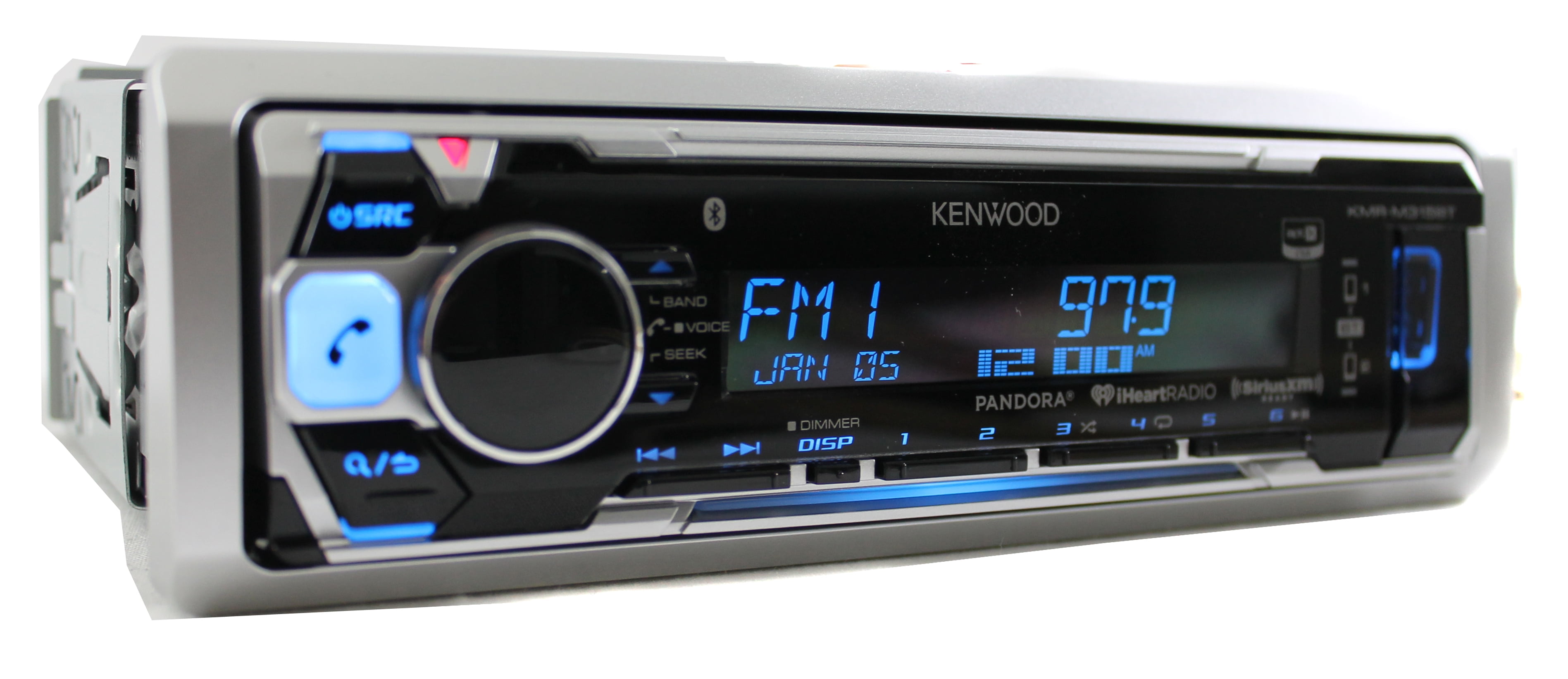 Kenwood KMRM315BT Marine SingleDIN InDash Marine CD Receiver with