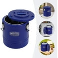 thumbnail image 2 of 15.9QT Insulated Soup Container, Portable Food Warmer, Commercial Insulated Bucket with Lid for Hot/Cold for Parties Camping, Large Capacity 6H Time Insulated Container (Blue), 2 of 7