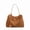 Brown-B, variant on Soft Genuine Leather Rodeo Women's Bag Large Capacity Handbag Underarm Bag Casual Lazy Bag Niche Commuting Cowhide Shouder