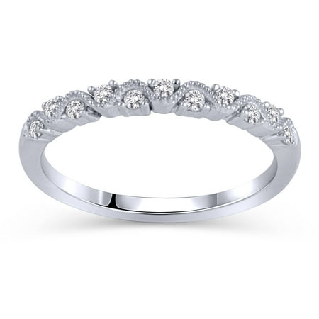 1/6 Carat T.W. Diamond 10kt White Gold Fashion Ring