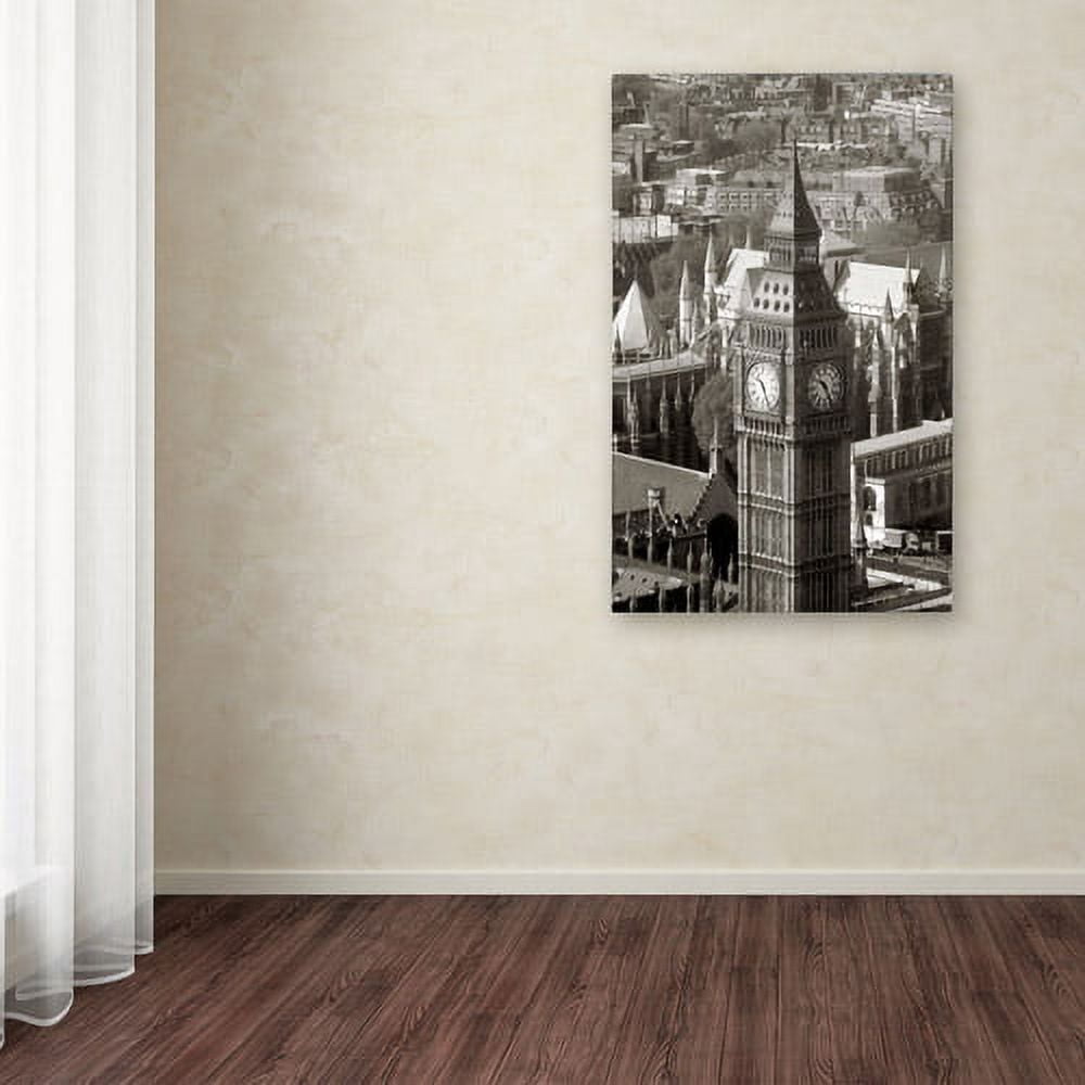 Trademark Fine Art "Big Ben View II" Canvas Art by Chris Bliss