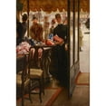 thumbnail image 2 of James Tissot 14x18 Black Ornate Wood Framed Double Matted Museum Art Print Titled - La Demoiselle De Store (1878 - 188), 2 of 5
