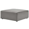 thumbnail image 2 of Modway Mingle Vegan Leather Ottoman in Gray, 2 of 7