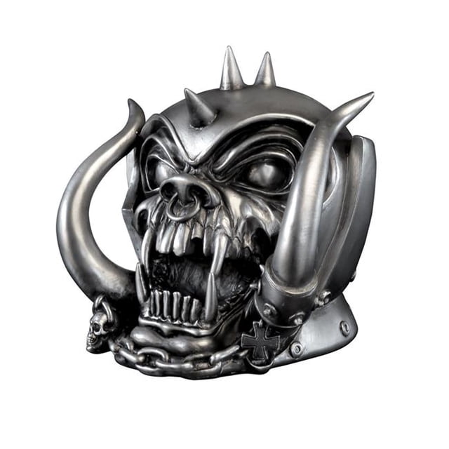 Alchemy Gothic ARR1 6.69 in. Motorhead Warpig Bust, Silver