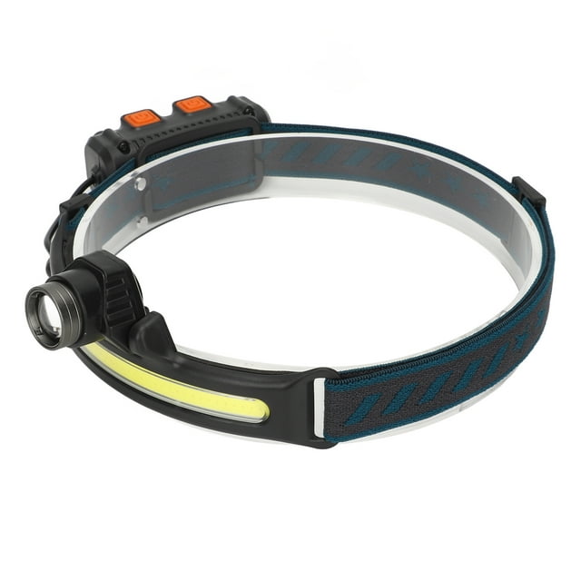 Linternas Frontales Recargables, Linterna Frontal LED Brillante Con Sensor De Movimiento, Haz Ancho COB Y Foco, Lámpara Frontal LED Con Modo De Luz Múltiple Para Casco,