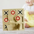 thumbnail image 3 of Milaget Tic TAC Toe Game Brain Teaser Educational Leisure Parent-Child Chess Noughts, 3 of 9