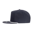 thumbnail image 3 of Decky 6042 5 Panel High Profile Relaxed Cotton Blend Rope Hat-Navy/White, 3 of 4