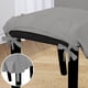 thumbnail image 5 of Fundas para sillas de comedor Parsons, elásticas y fáciles de usar, 4 unidades, grises, 5 of 7