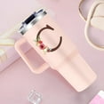thumbnail image 2 of Monogrammed 40oz Tumbler with Handle for Women, Personalized Birthday Gifts for Women,Initial Cups for Woman Floral Letter C,Customized Gifts for Female Lady Gift for Mothers Day Christmas, 2 of 6