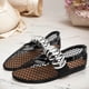 thumbnail image 4 of Mary Jane Flats Zapatos Vestir Diarios Mujeres Malla Ballet para Viajes Al Aire Libre, 4 of 9