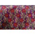 thumbnail image 4 of oneOone Cotton Silk Fabric Leaves & Floral Block Print Sewing Fabric BTY 42 Inch Wide, 4 of 5