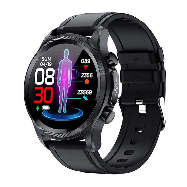 Reloj inteligente con control de la temperatura corporal, frecuencia cardíaca, ECG, modo multiejercicio, pulsera inteligente de salud, reloj deportivo