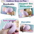 thumbnail image 3 of Mystery Dumpling Squishy, High-Quality Silicone Stress Toys - Big Bun with Food Steamer, Hand-Pinching Sensory ASMR Toys, Stretchy Desk Fidget Toys for All Ages, 3 of 8