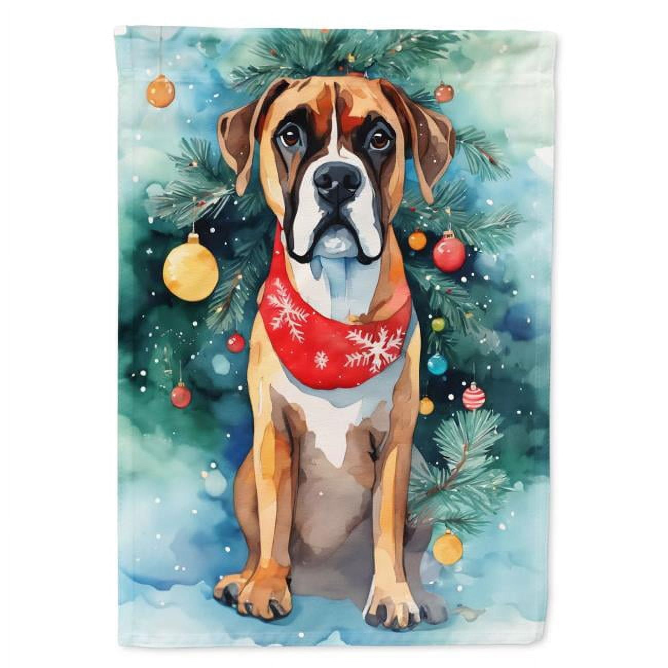 Cavalier Spaniel Christmas Garden Flag 11.25 in x 15.5 in