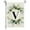 V, variant on yulier Clearance Monogram Letter Garden Flag Double Sided Outside, House Yard Patio Outdoor Decoration Garden Flags, Family Last Name Initial Floral Welcome Sign, 12x18 Inch