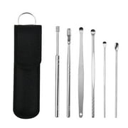 Innovative Spring EarWax Cleaner Tool Set Earwax Removal Kit, Ear Wax Removal 6-in-1 Ear Pick Tools Reusable Ear Cleaner