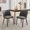 Gray, variant on TEQIN Dining Chairs Set of 2,Linen Upholstered and Wood Legs,Modern Room Dining Chairs,Thick Cushions Seat,Easy Assembly for Dining Room Living Room Bedroom Kitchen
