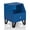 Navy, variant on Furniture of America Clement 1-Drawer End Table, Light Blue