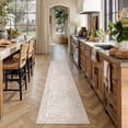 thumbnail image 6 of BERTHMEER 2'x6' Washable Runner Rugs for Hallway Kitchen Entryway Non-slip, Brown, 6 of 9