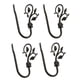 thumbnail image 1 of 4 Pieza Alzapaños de Cortina Recogida Retención de Accesorios Decorativos para Casa, 1 of 8
