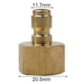 thumbnail image 3 of Goodhd 1/4 Inch Quick Release Connector Coupler Fitting For High Pressure Washer & Hose #11, 3 of 9