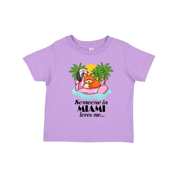 Inktastic Someone in Miami Loves Me Boys or Girls Toddler T-Shirt