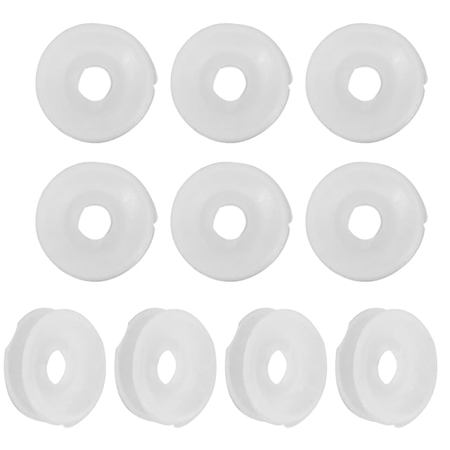 Mobutofu 10Pcs Pressure Cooker Valve Gaskets Silicone Rings Flexible Sealers Cooker Accessory