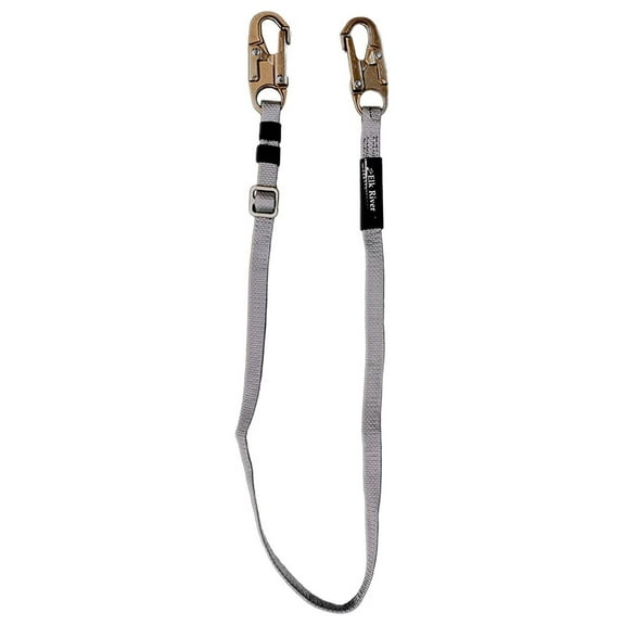 Elk River 29506 CenturionZ Nylon Web Adjustable Positioning Lanyard w/ Zsnaphook