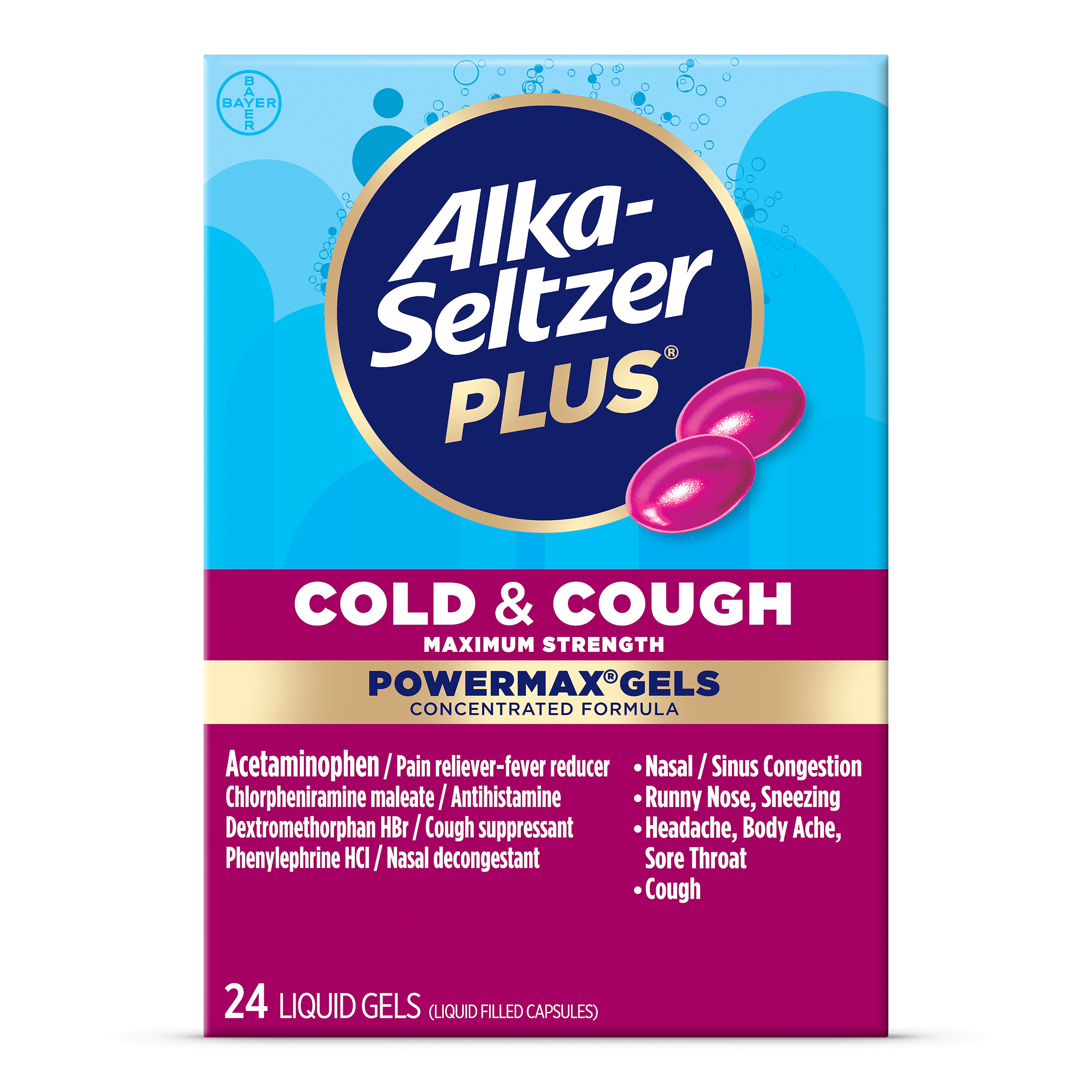 Alka-Seltzer Plus Powermax Severe Sinus, Allergy & Cough Medicine
