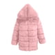 thumbnail image 4 of Abrigo y chaquetas de piel sintética con capucha y manga larga para mujer, de retazos de imitación, de longitud media, con capucha, para mujer, 4 of 5