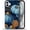 Blue Halloween Pumpkin Citrus, variant on Case for iPhone 15, Drop Protection Hybrid 2-Layer Hard Phone Cover-Ghost Flower Vine Bookshelf