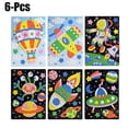 thumbnail image 1 of 6 Sheets Sticky Mosaics Handmade Creative Mosaic Art Kit Mosaic Sticker for Kids, 1 of 9