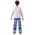thumbnail image 4 of FORMRS Boys Pajama Pants with Pockets Size 13-14Y Kids Lounge Sleep Bottoms, Beautiful Floral Moon, 4 of 8