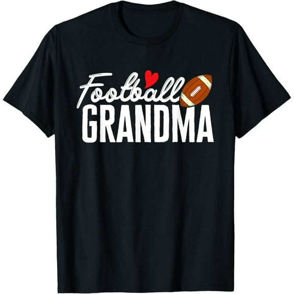 Football Grandma of Football Player Football Grandmother T-Shirt