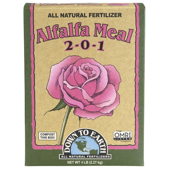 Down To Earth All Natural Fertilizers Alfalfa Meal 2-0-1, 4 lb Box
