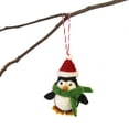 thumbnail image 2 of Hand Felted Christmas Ornament Penguin Global Groove (H), 2 of 2