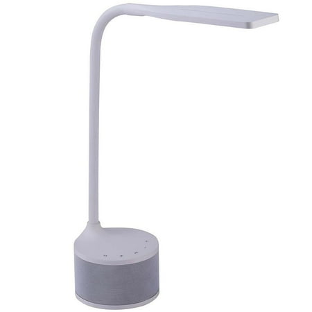 Bostitch LED Desk Lamp with Bluetooth Speaker & USB Port, 5.5W, White (VLED1817WHITE-BOS)