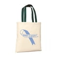 thumbnail image 1 of Awkward Styles Autism Awareness Budget Tote B150 - Blue Ribbon Bags for Men and Women Autism Cotton Shopper, 1 of 3