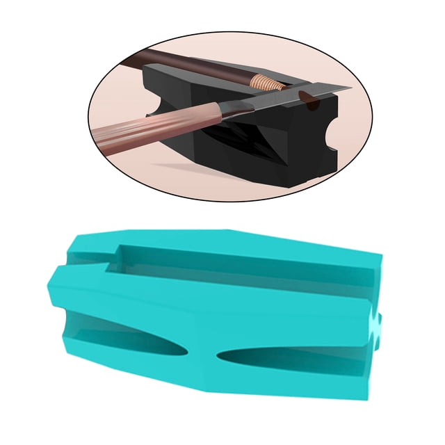 Herramienta de Sacapuntas de Lápiz de Cejas Yinane Maquillaje de Ojos para Principiantes Lápices de Cejas Pelables Azul