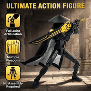 Titan 13 Action Figure,3D Printed Articulated Robot for Display