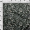 thumbnail image 3 of oneOone Velvet Dark Green Fabric Abstract Floral Quilting Supplies Print Sewing Fabric By The Yard 58 Inch Wide, 3 of 5