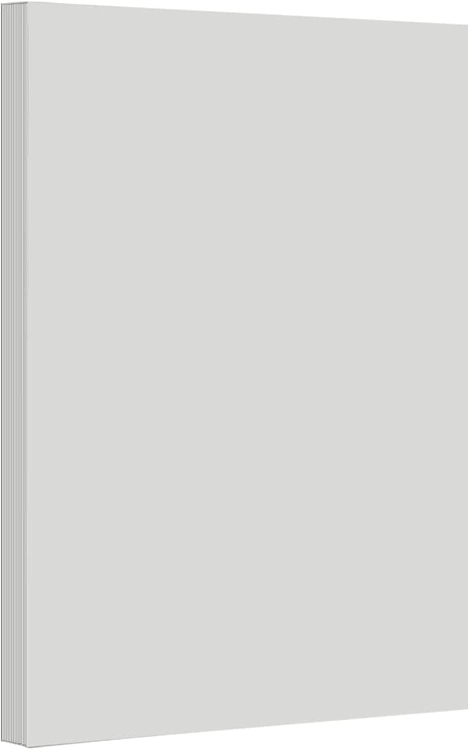Gray Pastel Color Card Stock 67Lb Cover Cardstock 8.5" x 14" Inches 50 Sheets Per Pack