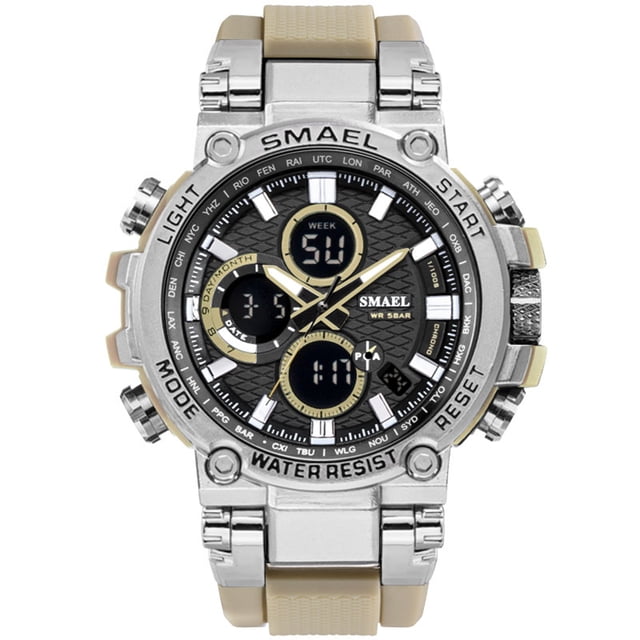 Reloj de pulsera deportivo multifuncional SMAEL 1803 para hombre, elegante reloj digital de cua Abanopi Mirar