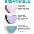 thumbnail image 3 of Fruit of the Loom Women's 10 Pack Breathable Hipster Micro Mesh – All Sizes, 3 of 4