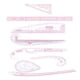 thumbnail image 4 of Regla Curva Francesa Strade Fareast Limited 8 Piezas, 4 of 8