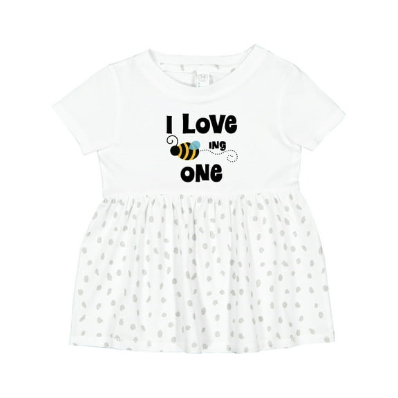 Inktastic 1st Birthday Bee Girls Baby Dress