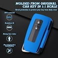 thumbnail image 3 of x xotic tech Key Fob Cover Compatible with Lexus RX ES GS LS NX RS GX LX RC LC Smart Keyless Entry Key Soft TPU 360 Degree Protection Key Shell Case with Keychain (Blue), 3 of 9