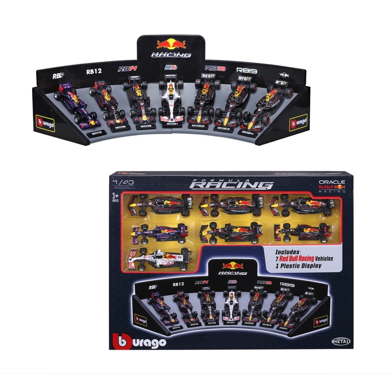 Bburago Formula Racing Red Bull1:43 Scale Diecast Race Play Cars