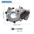 thumbnail image 7 of 1 Set Vehicle Engine Oil Pump Replacement for Chevy for GMC for Saturn No.12640448 Aluminum, 7 of 7